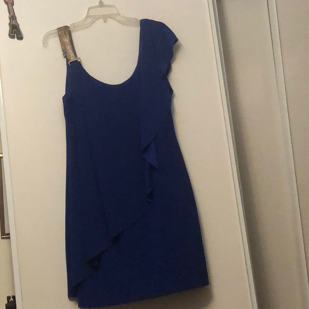 Sexy blue dress!